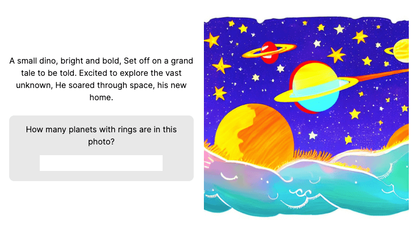 illustration of planets and stars